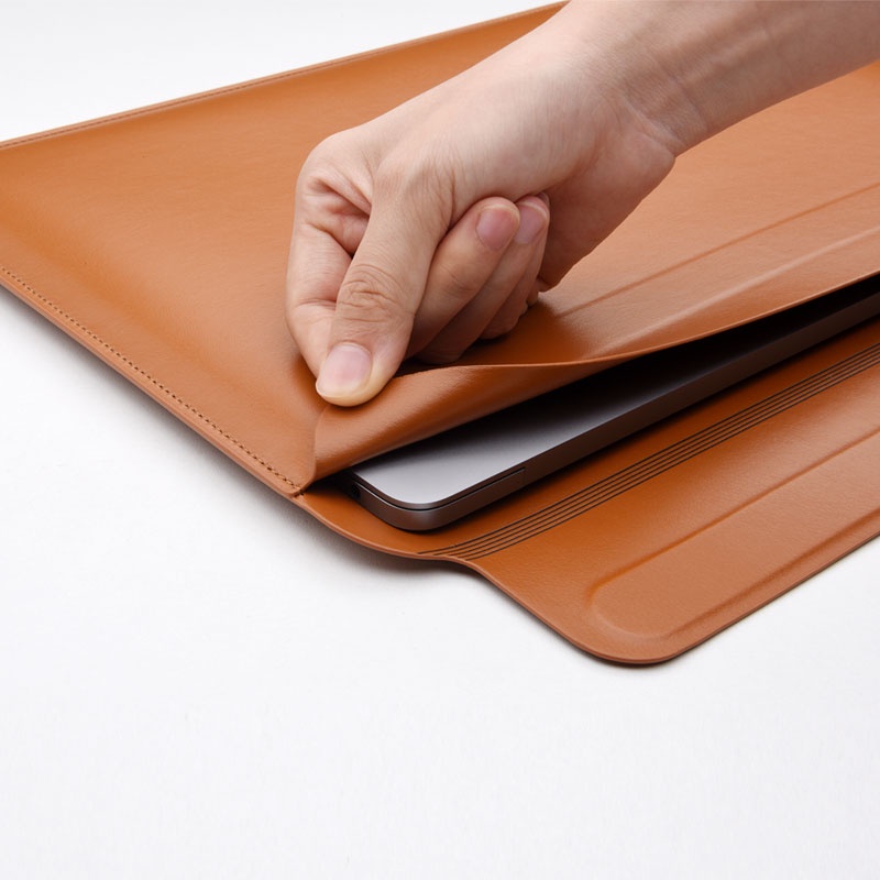 Bao da Macbook/ Surface kiêm đế tản nhiệt - Da cao cấp WIWU Skin Pro III [Hàng Auth – Chọn màu]