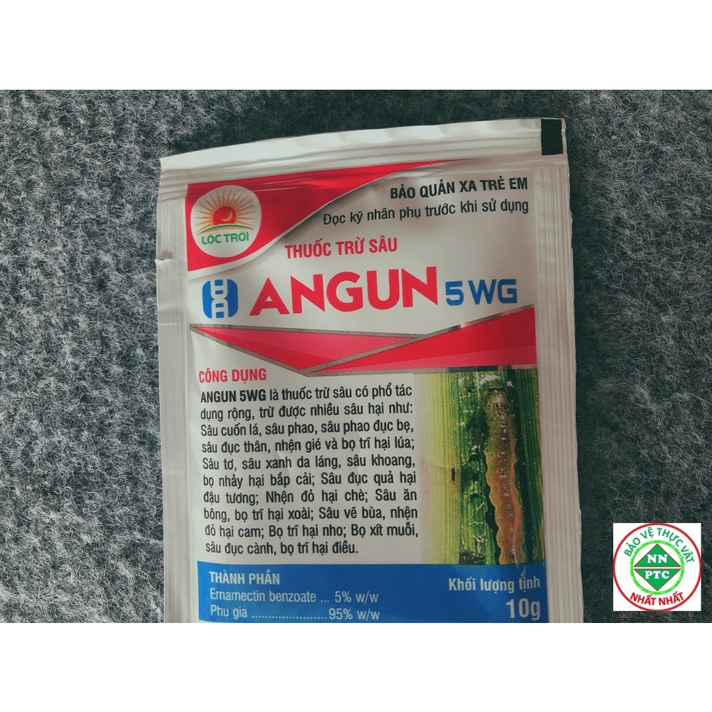 Sản Phẩm Chuyên Dùng Diệt Sâu Cuốn Lá Angun 5WG