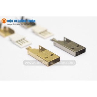 Đầu cắm USB type A male vỏ kim loại