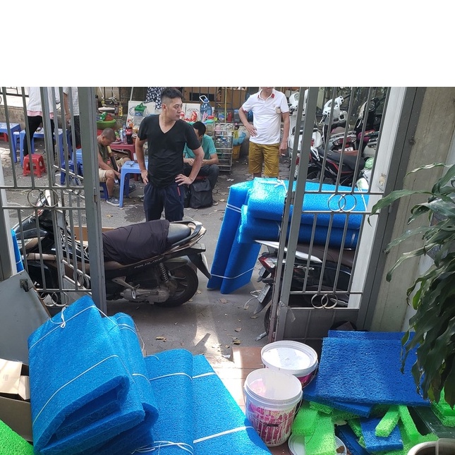 Bùi nhùi không keo Jmat AC cỡ 20x10cm đến 30x30cm làm sạch nước bể cá cảnh