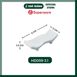 Gác đũa HD059 3.1'' White Srithai Superware
