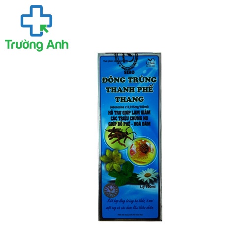 Siro Đông trùng thanh phế thang - Giúp bổ phế, long đờm, giảm các triệu chứng ho gió, ho khan