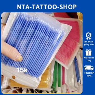 Gói tăm bông ủ tê đa năng, túi đóng sẵn 100 chiếc nta-tattoo-shop