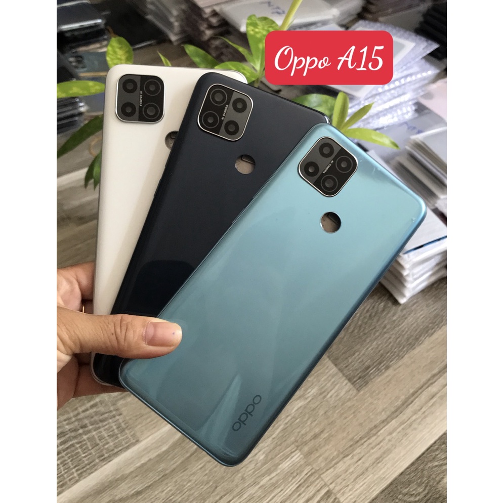 Bộ vỏ zin Oppo A15 / A15S (kèm phím ,kính camera)