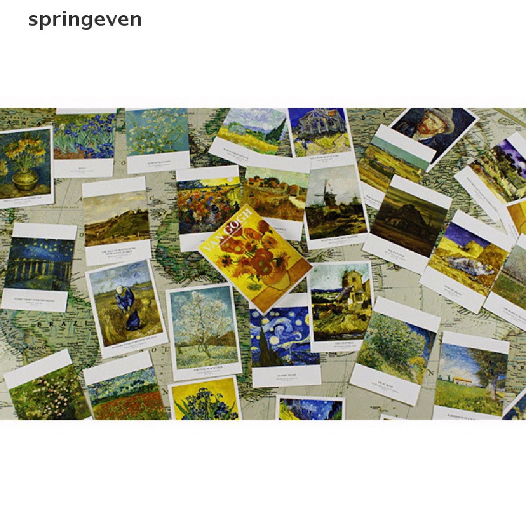 Set 30 Tấm Bưu Thiếp Van Gogh Cổ Điển