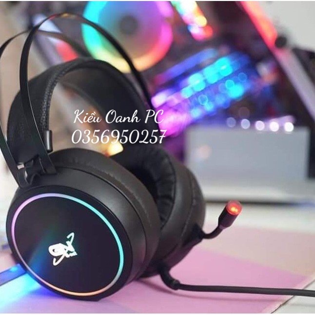 TAI NGHE G-Net GNET G09 7.1/3.5 LED RGB CỰC ĐẸP - Mới Bảo hành Hãng 12 Tháng