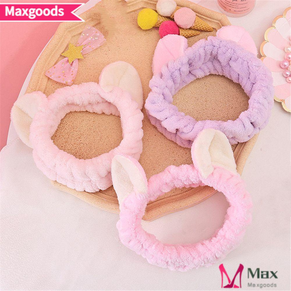 Băng Đô Tai Mèo Bằng Lông Cừu San Hô Thời Trang Dùng Rửa Mặt