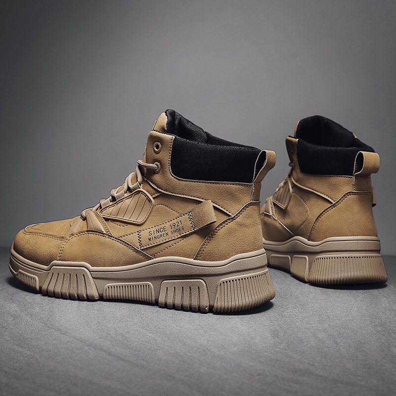 [ZY Martin boots Martin] Giày Bốt Nam. Giày Boot Phong Cách Trẻ Trung Cá Tính Dành Cho Nam Giày Boot Phong Cách Trẻ Trung Cá Tính Dành Cho Nam Áo Mưa Chống Thấm Nước Tiện Dụng Dép Quai Ngang Chống Trượt Thời Trang Găng Tay Chống Mòn Chống Mòn Chất Lượng C
