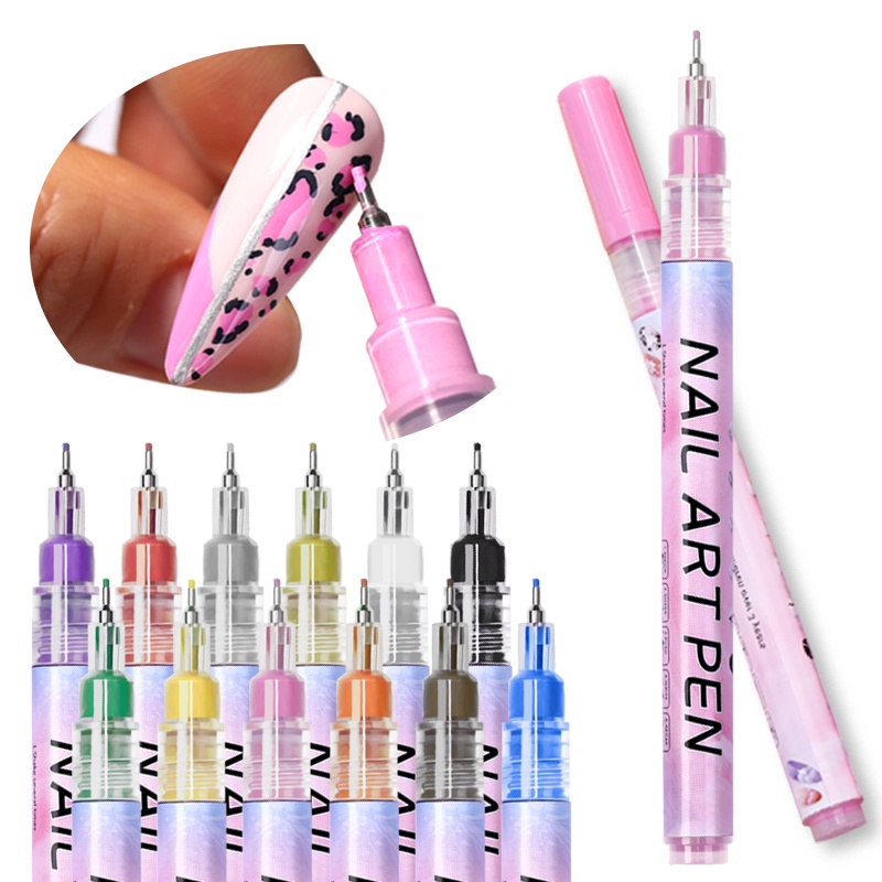 Bút BORN PRETTY vẽ trang trí móng 3D chống nước DIY