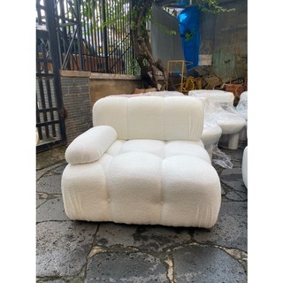 Ghế sofa lông cừu - ghế sofa vuông