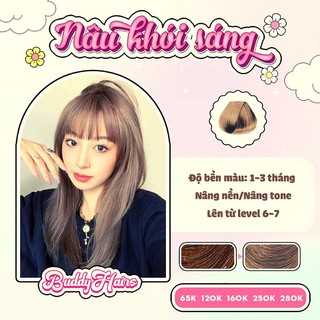 Thuốc nhuộm tóc NÂU KHÓI SÁNG/ NÂU KHÓI Buddyhairs