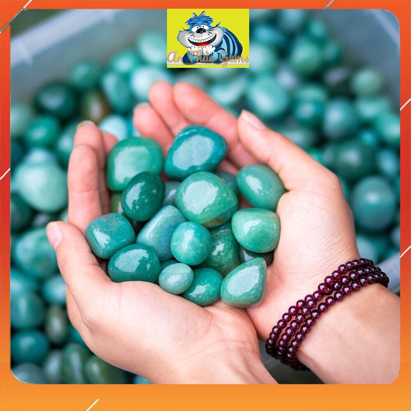 1 Viên Đá Mài Bóng Tự Nhiên - Đá Thanh Tẩy - Sỏi Trang Trí Chậu Cây, Đá Thả Bể Cá