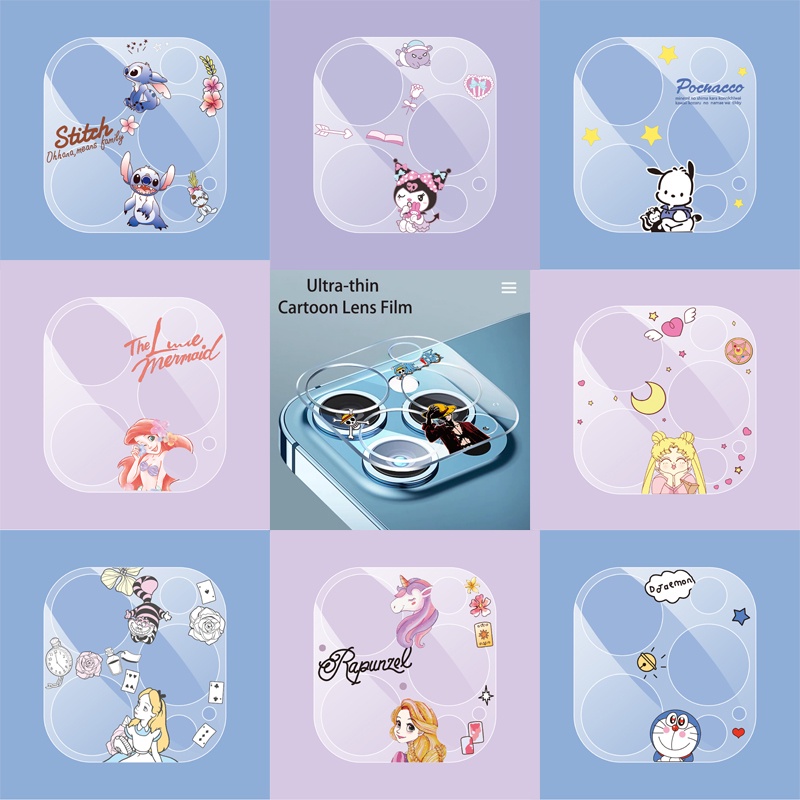 Miếng Dán Cường Lực Trong Suốt Chống Trầy Xước Bảo Vệ Ống Kính Máy Ảnh Cho iPhone 13 Pro Max Mini