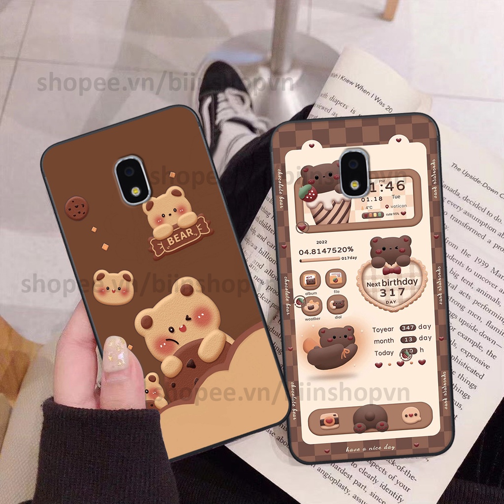 Ốp Samsung J5 Pro in hình gấu chocolate kẹo ngọt siêu đẹp siêu xinh