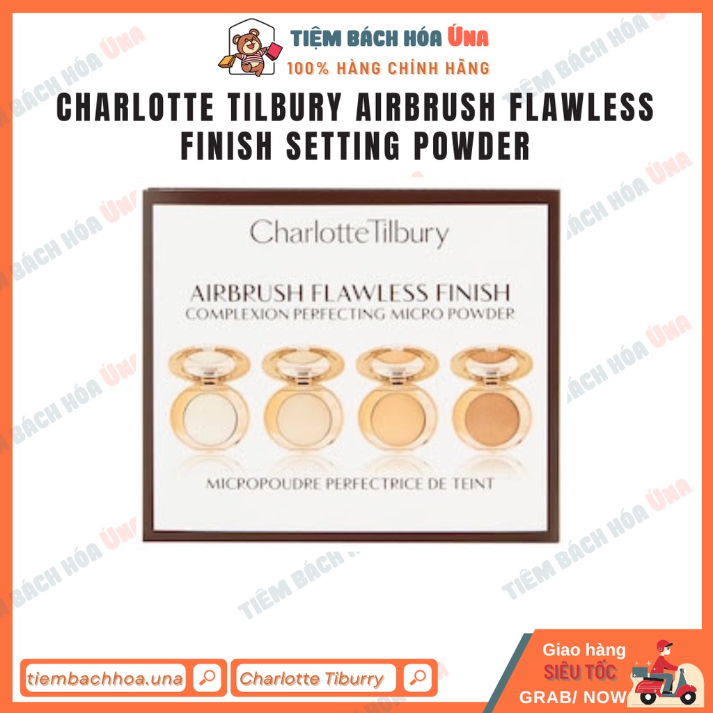 Phấn Phủ Dạng Nén Charlotte Tilbury Airbrush Flawless Finish 4 màu - Mẫu thử, sample