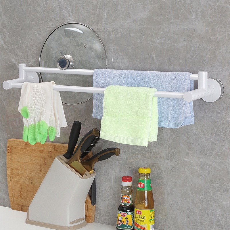 giá treo khăn nhà tắm dán tường ecoco nội địa trung, kệ treo khăn nhà bếp