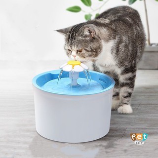 1.6 L Automatic Pet Cat Water Fountain with LED Electric USB Dog Cat Pet Mute Drinker Feeder Bowl Pet Drinking Fountain Dispenser