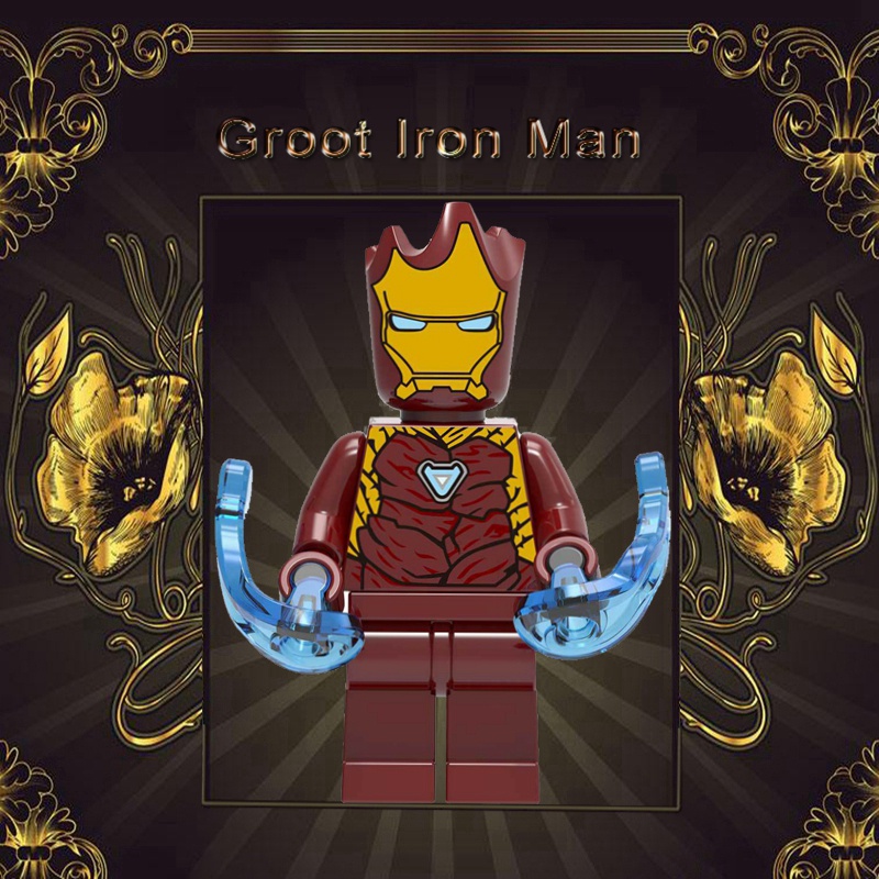 Bộ Đồ Chơi Lắp Ráp Mô Hình Nhân Vật Iron Man Marvel