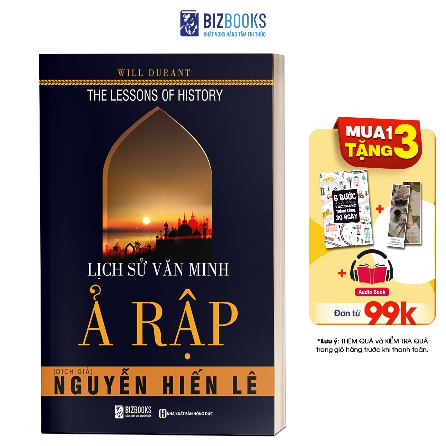Sách - Lịch Sử Văn Minh Ả-Rập - Bizbooks