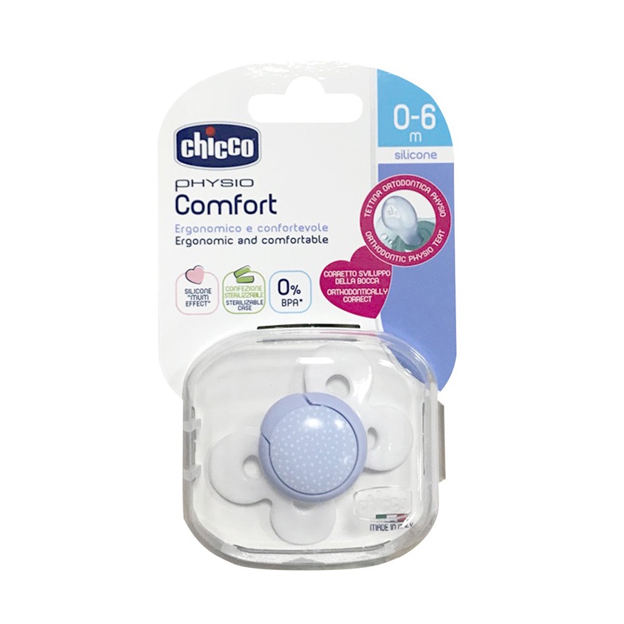 Ty ngậm silicon Chicco Physio Comfort 0-6M