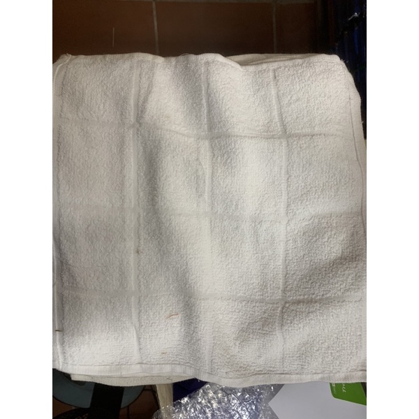 Khăn trắng lau bảng 25x25cm