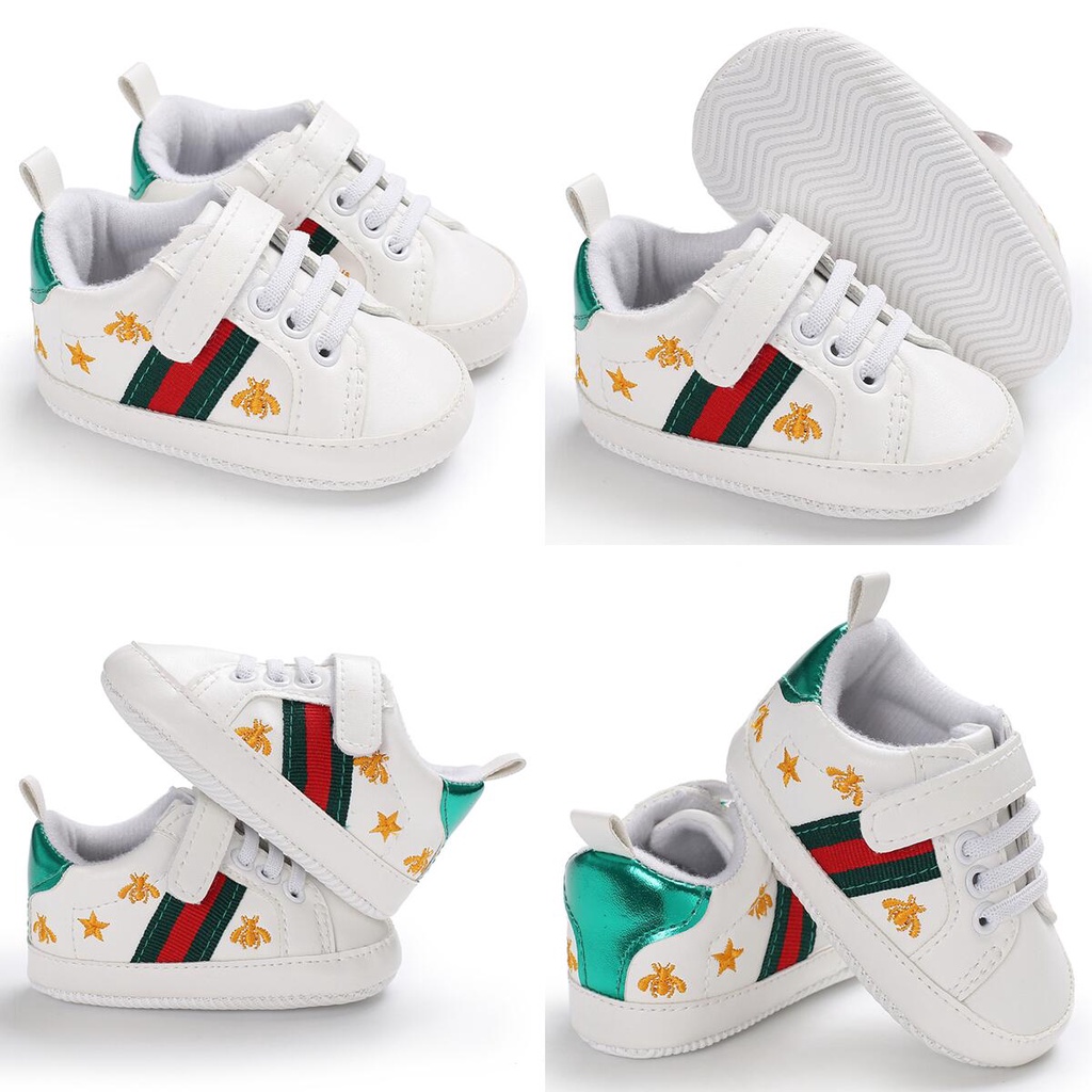 Giày Sneaker Da PU Đế Mềm Cho Bé Sơ Sinh