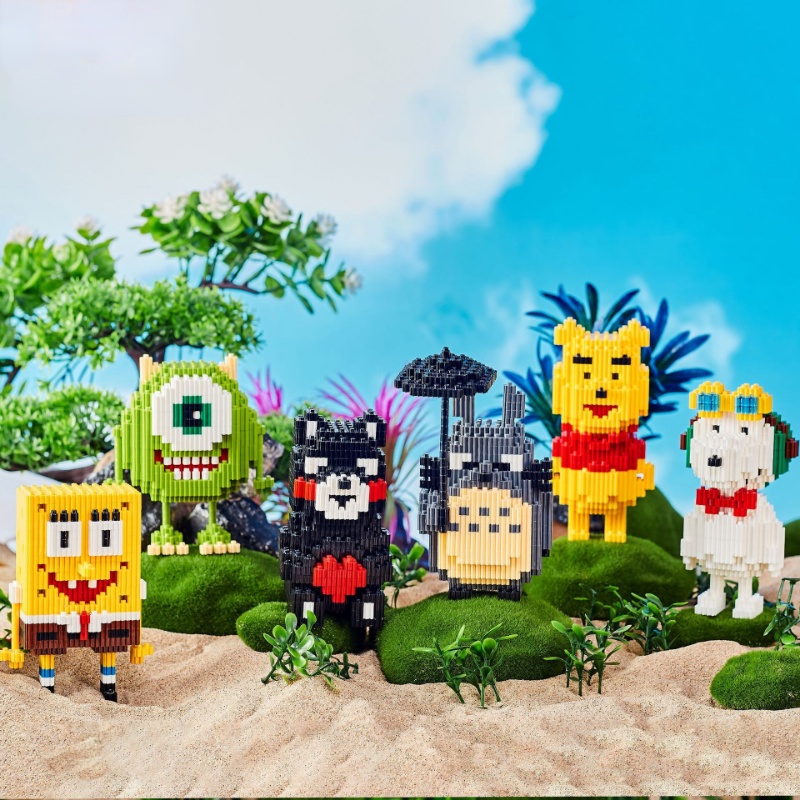 Bộ Đồ Chơi Lắp Ráp Lego Siêu Nhỏ Họa Tiết Hoạt Hình GYLMY1564