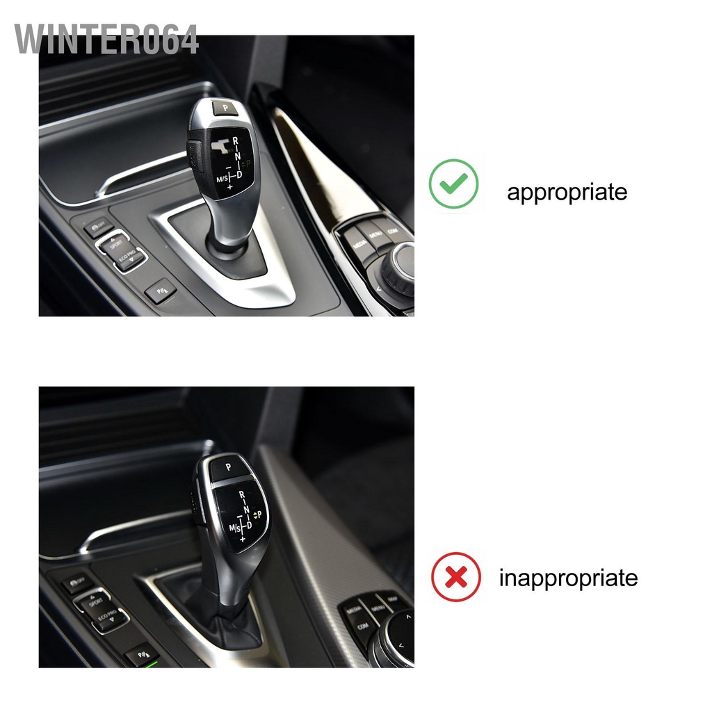 Winter064 Núm điều chỉnh cần số Trang trí bằng sợi carbon Bảo vệ bộ chuyển xe hơi LHD Thay thế cho F20 F21 F22 F23 F30 F31