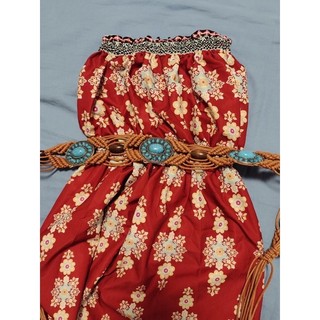 Jump nữ hoạ tiết thổ cẩm (kèm belt) ( hàng order  + ảnh thật)