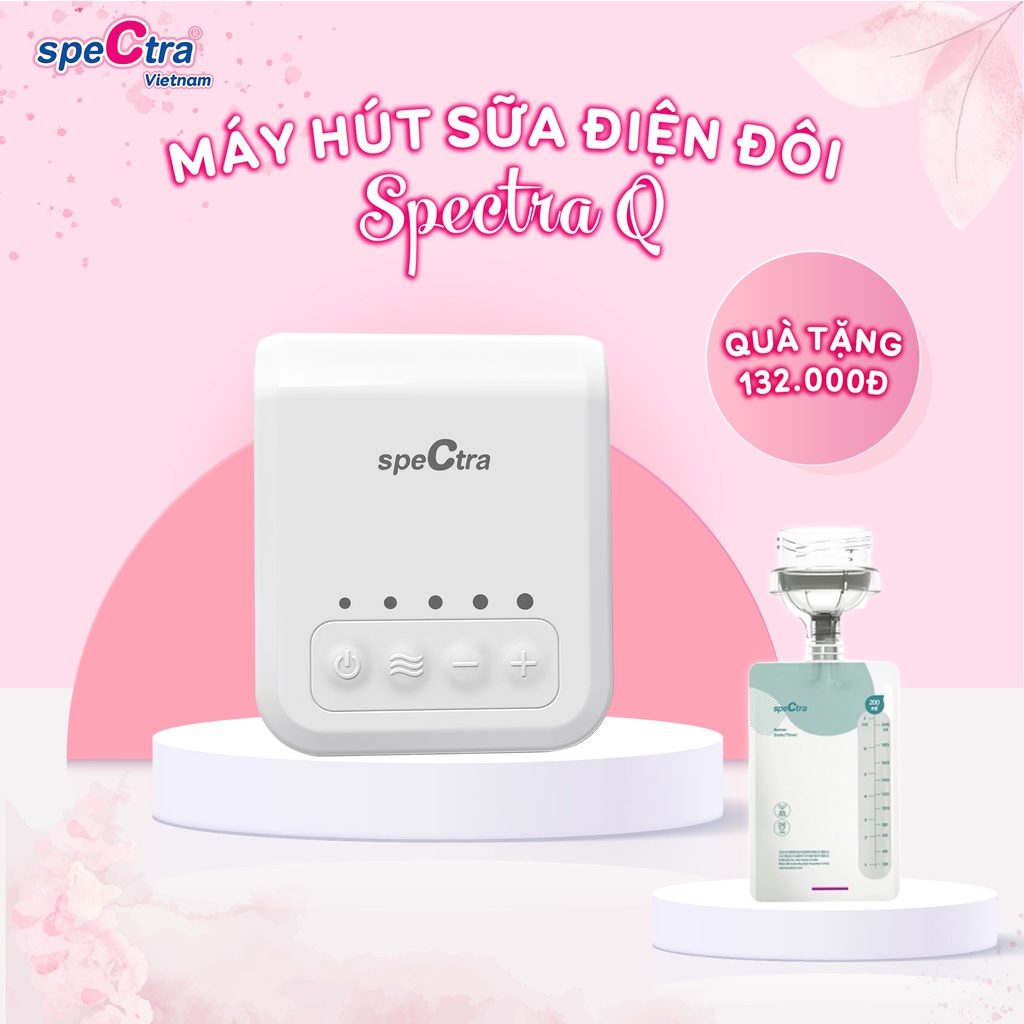 Máy Hút Sữa Điện Đôi Spectra Q Chính Hãng (Bảo hành 2 năm)