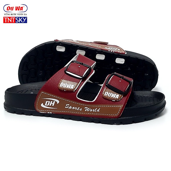 Dép nam DUWA TNT006S – Hàng chính hãng - Quai ngang 2 khóa