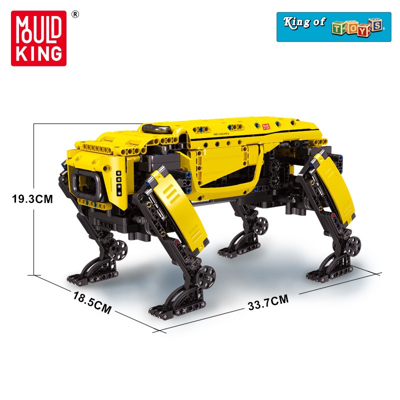 Đồ Chơi Lắp Ráp Xếp Hình Điều Khiển Từ Xa RC Mô Hình Chú Chó ROBOT CyberDog Mouldking 15066 Với 936 PCS - KING OF TOYS