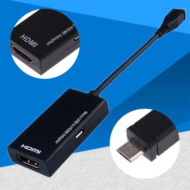 Cáp ChuyểN MHL Micro USB Sang HDMI HDTV 1080P Cho ĐiệN ThoạI Android Samsung