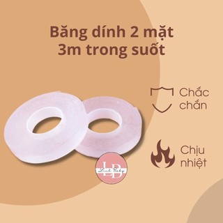 Băng keo dính trong suốt 2 mặt chịu nhiệt tốt dán siêu chắc mọi bề mặt, băng keo nano siêu sính