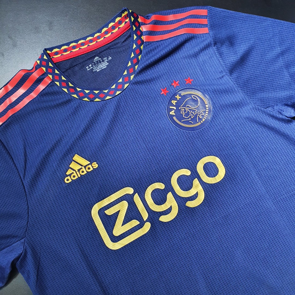 ÁO BÓNG ĐÁ AJAX XANH ĐEN SÂN KHÁCH 22/23 – HÀNG THÁI LAN – BẢN PLAYER S.F – CHUẨN ÁO ĐẤU CẦU THỦ