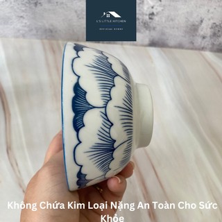 Bộ 10 Chén Ăn Cơm Bát Tràng Cao Cấp, Bát Cơm Cổ, Chén Cơm (100% Chính Hãng + Hình Thật)
