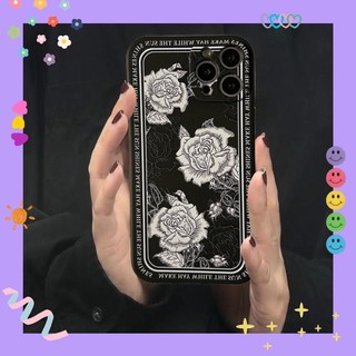 [XẢ KHO]Case ốp lưng iphone hoa hồng 🌹 tone trắng đen 🖤 (7/8/7+/8+/x/xs/xs max/11/12/13/pro/promax)