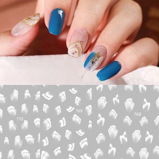 Sticker nail loang vân sóng, vân mây