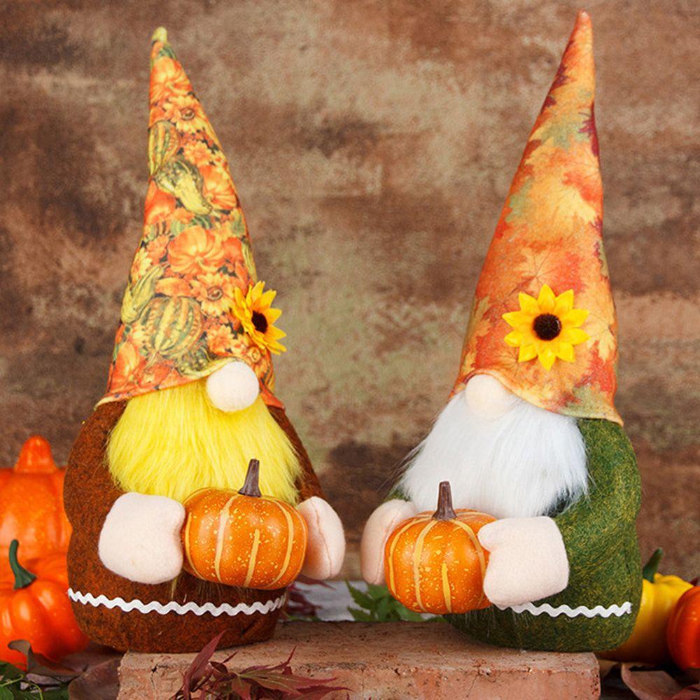 Đồ trang trí Búp Bê Gnome Lá Phong / Bí Ngô Để Bàn Trang Trí Halloween