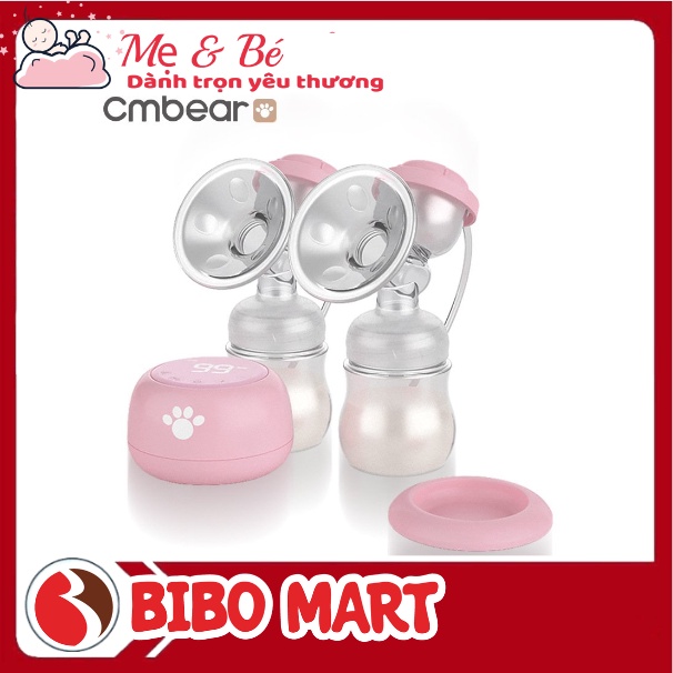 Máy hút sữa điện đôi Cmbear Tích Pin 9 cấp độ hút có matxa tiện dung hút êm - BẢO HÀNH CHÍNH HÃNG