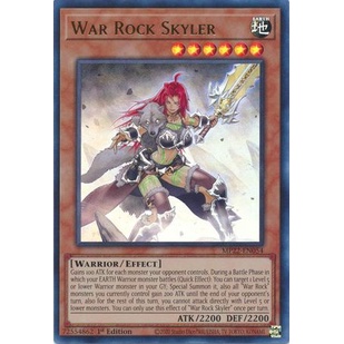 Thẻ bài Yugioh War Rock Skyler - MP22-EN054 - Ultra Rare 1st Edition