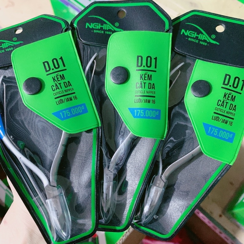 Kềm Nghĩa cắt da inox D01, kìm nghĩa D01, kìm nhặt da D01