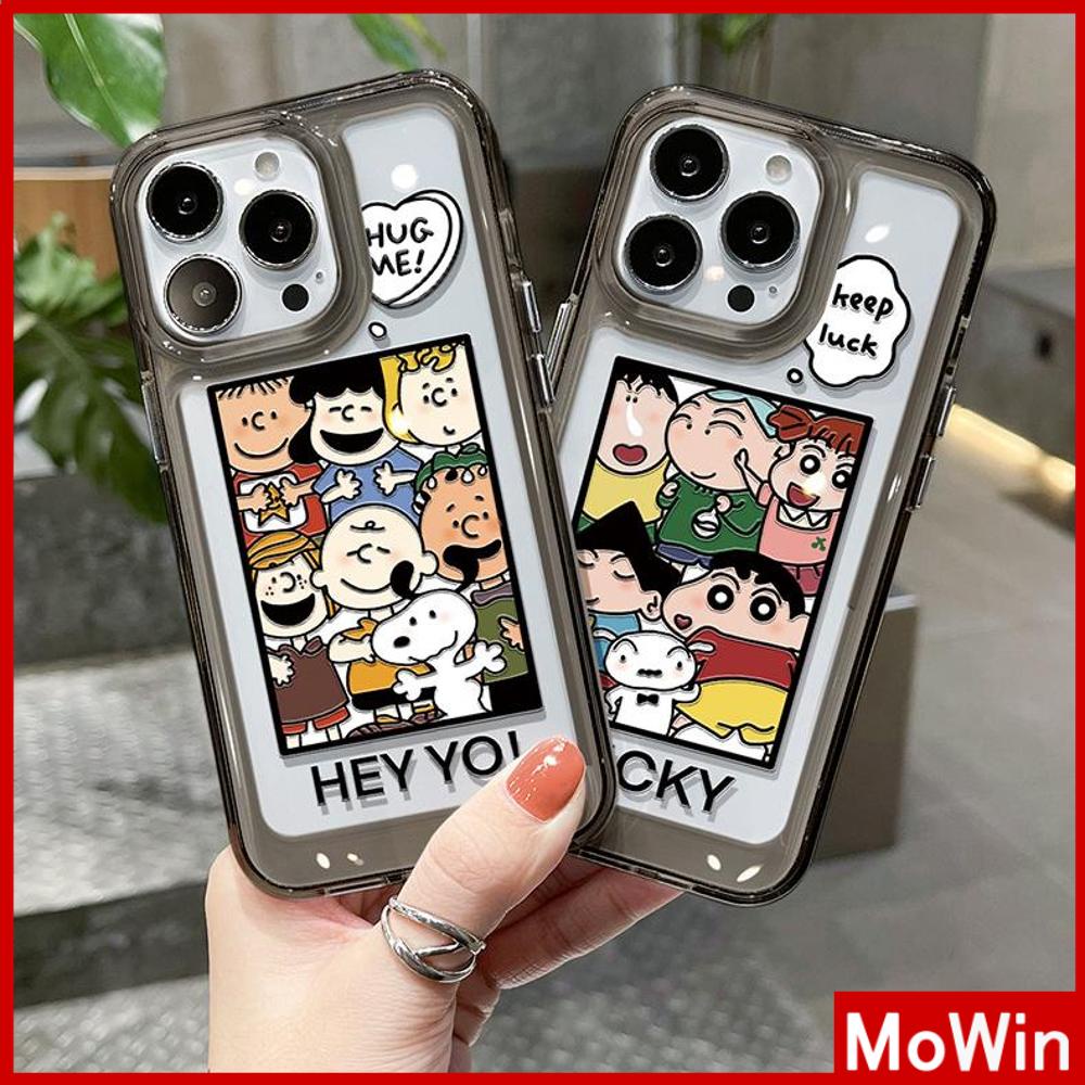 Ốp điện thoại acrylic HD nút kim loại in hoạt hình thích hợp cho iPhone 14 Plus 13 Pro Max 12 Pro Max 11 XR 7Plus