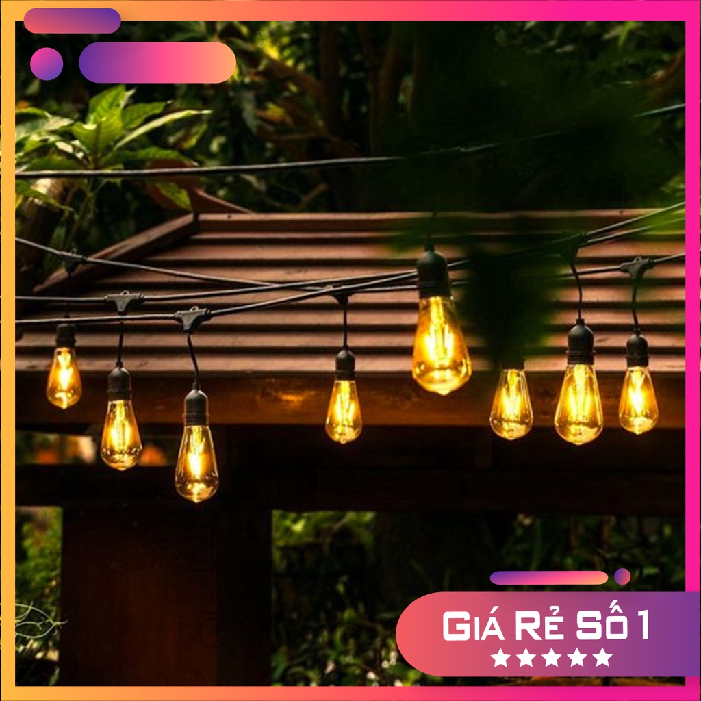 Đèn dây trang trí ngoài trời 10 mét 20 đui bóng loại tốt - OWL Lighting