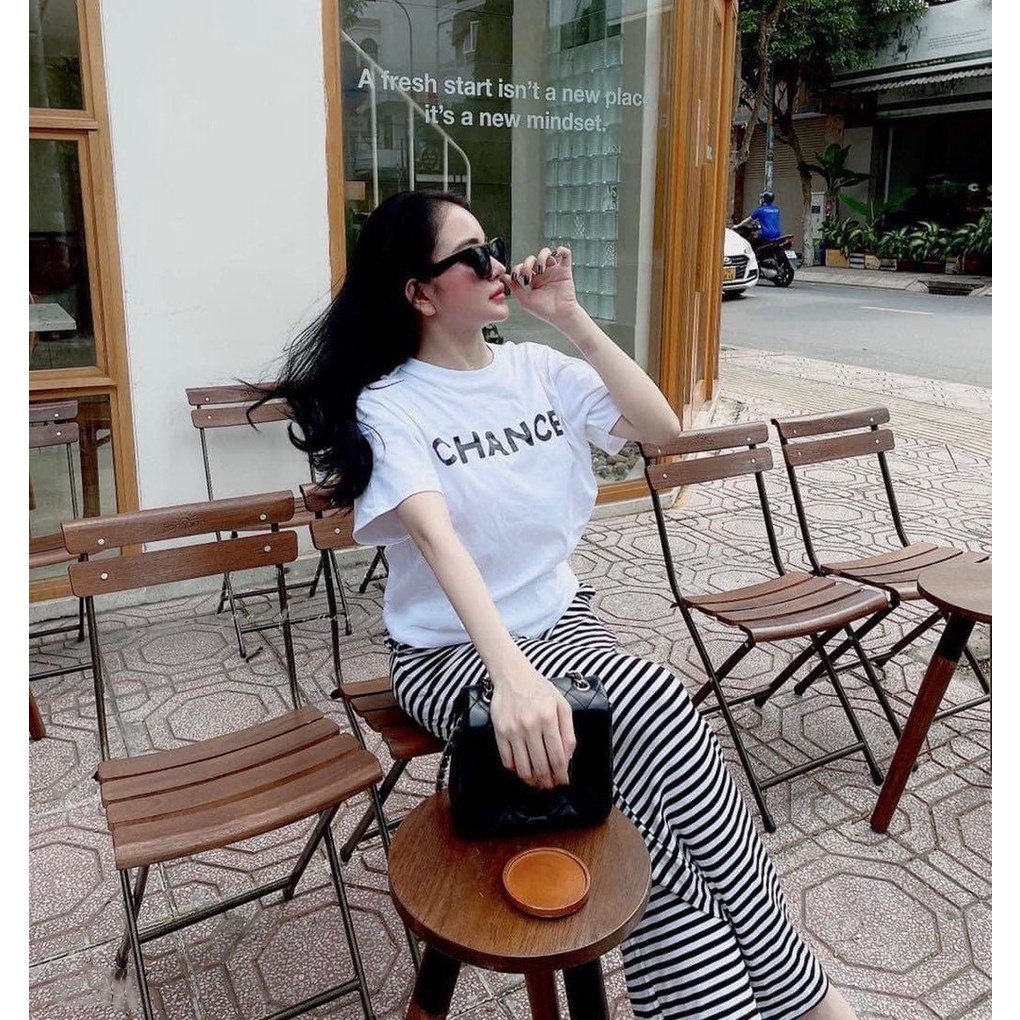 [3158] Áo Thun CHANCE- Áo Thun Form Rộng Unisex