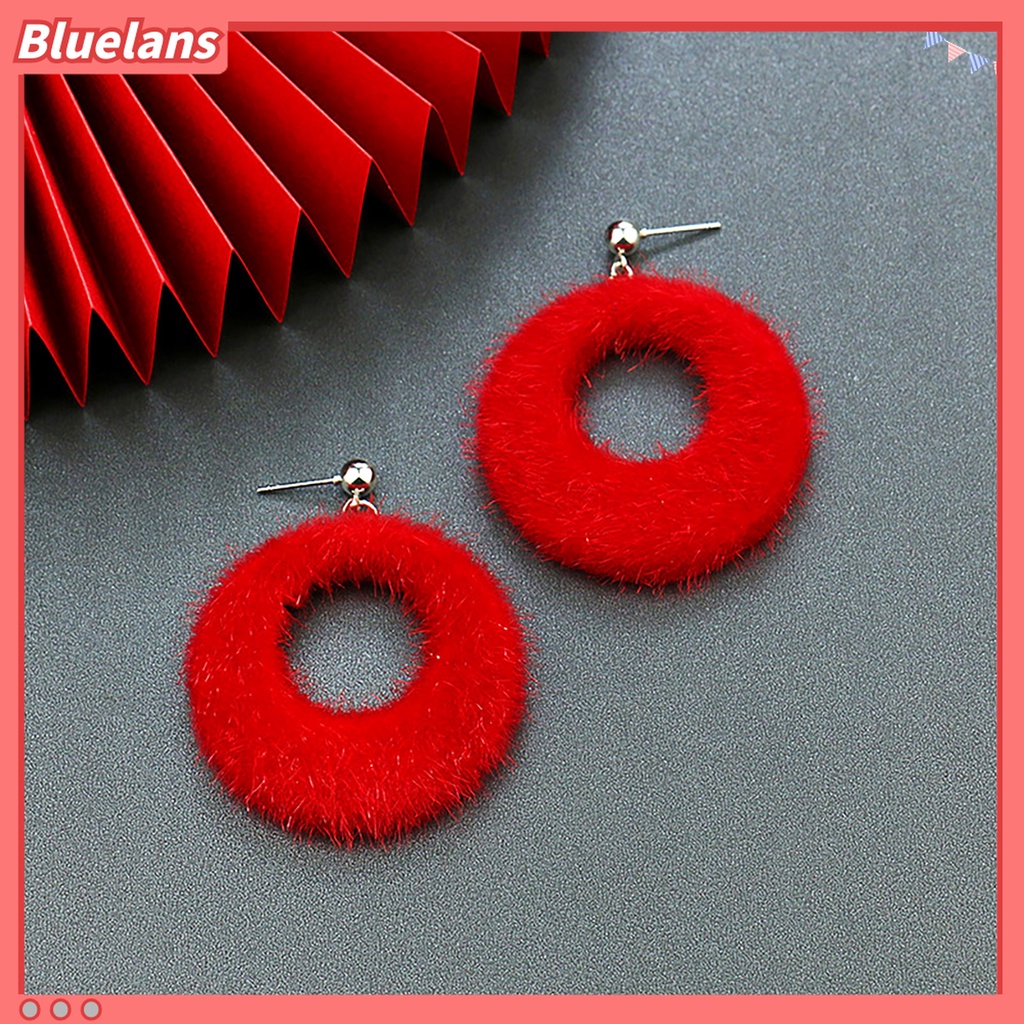 Bông Tai Dáng Dài Tua Rua Màu Đỏ Thời Trang 48h Dành Cho Bạn Gái