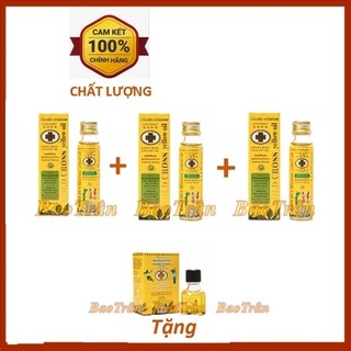 Combo 3 chai dầu thảo dược thái lan thập tự vàng 24ml