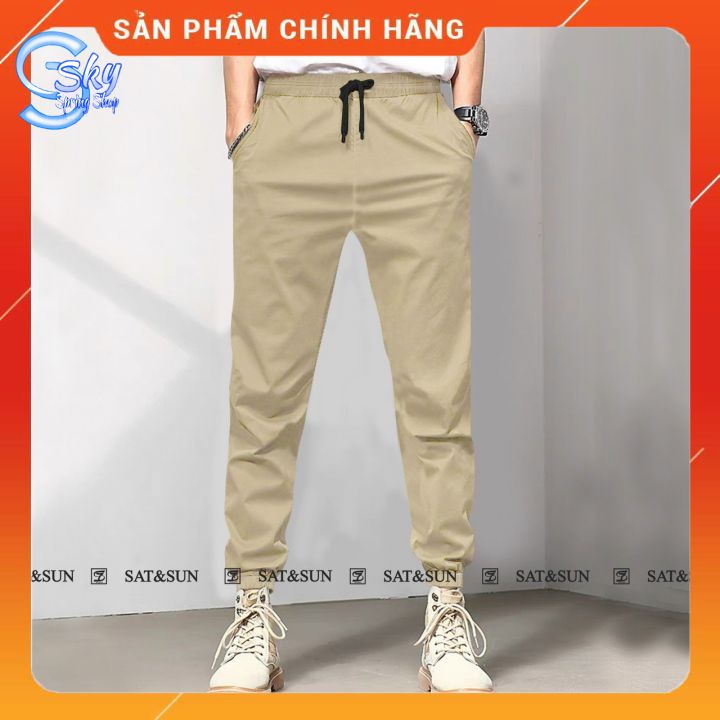 QUẦN JOKER KAKI TRƠN NAM NỮ UNISEX- PHONG CÁCH, CÓ TÚI SAU,CHẤT VẢI DỆT KIM DÀY DẶN, THOÁNG MÁT