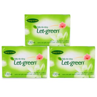Khăn Giấy Đa Năng Let Green 700 Tờ 10x21cm