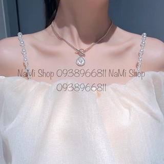 Một cặp dây áo ngực handmade dây áo lót ngọc trai giả bằng nhựa cao cấp thời trang
